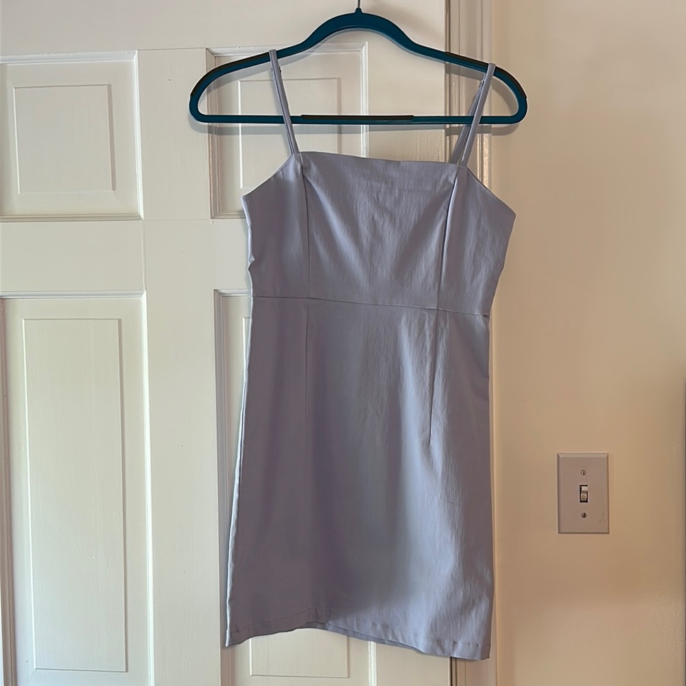 Purple mini dress